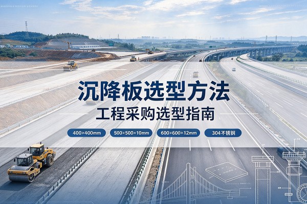 蕲春沉降板选择方法