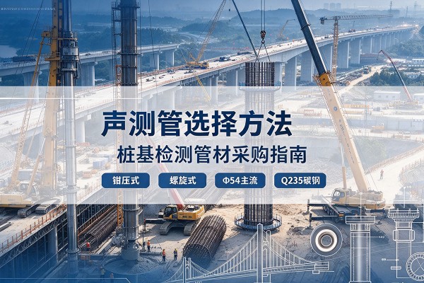 蕲春声测管选型标准