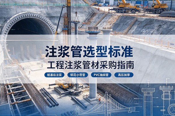 蕲春注浆管选型标准