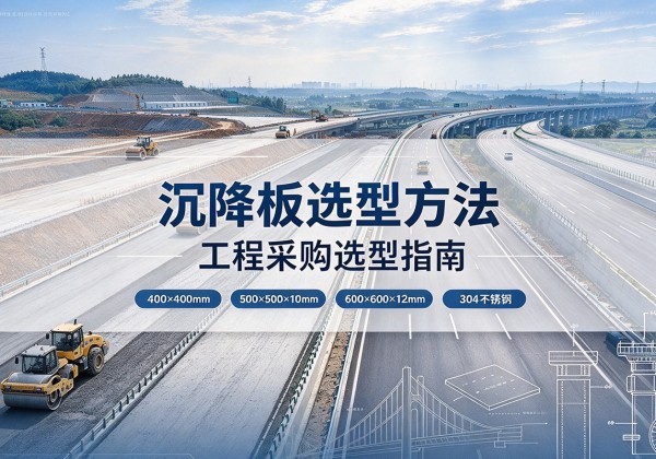蕲春沉降板选择方法